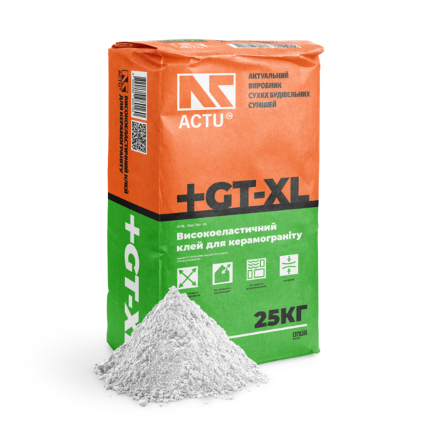 Клейова суміш для керамічної плитки та керамограніту «GT-XL»